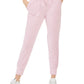 Planet Gold Juniors' Velour Jogger Pants Pink Size Small