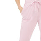 Planet Gold Juniors' Velour Jogger Pants Pink Size Small