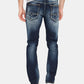 Buffalo David Bitton Men's Slim Fit Ash X Stretch Jeans Navy Size 40X32