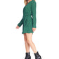 Sanctuary Women's Stay The Night Printed Wrap Dress Green Size 0
