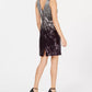 Calvin Klein Women's Sequin Sheath Dress Gray Size 12