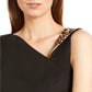 Calvin Klein Women's Animal Trim Dress Black Size 6