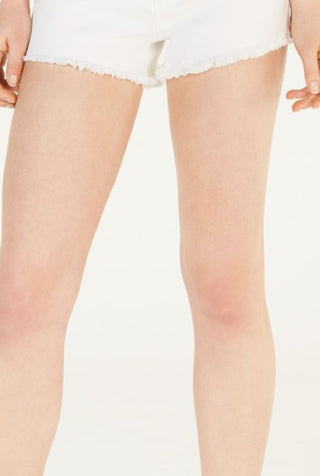 Celebrity Pink Juniors' High-Rise Mom Denim Shorts White Size 15