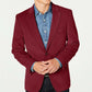 Tommy Hilfiger Men's Modern-Fit Thflex Stretch Textured Sport Coat Red Size 40