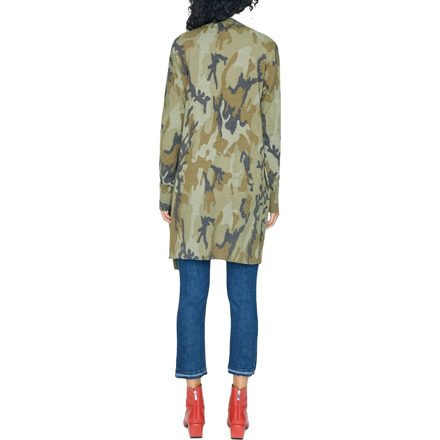 Sanctuary Women's Lenox Long Cotton Blend Cardigan Green Size Medium