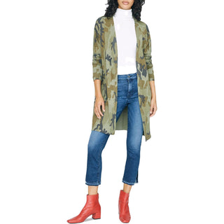 Sanctuary Women's Lenox Long Cotton Blend Cardigan Green Size Medium