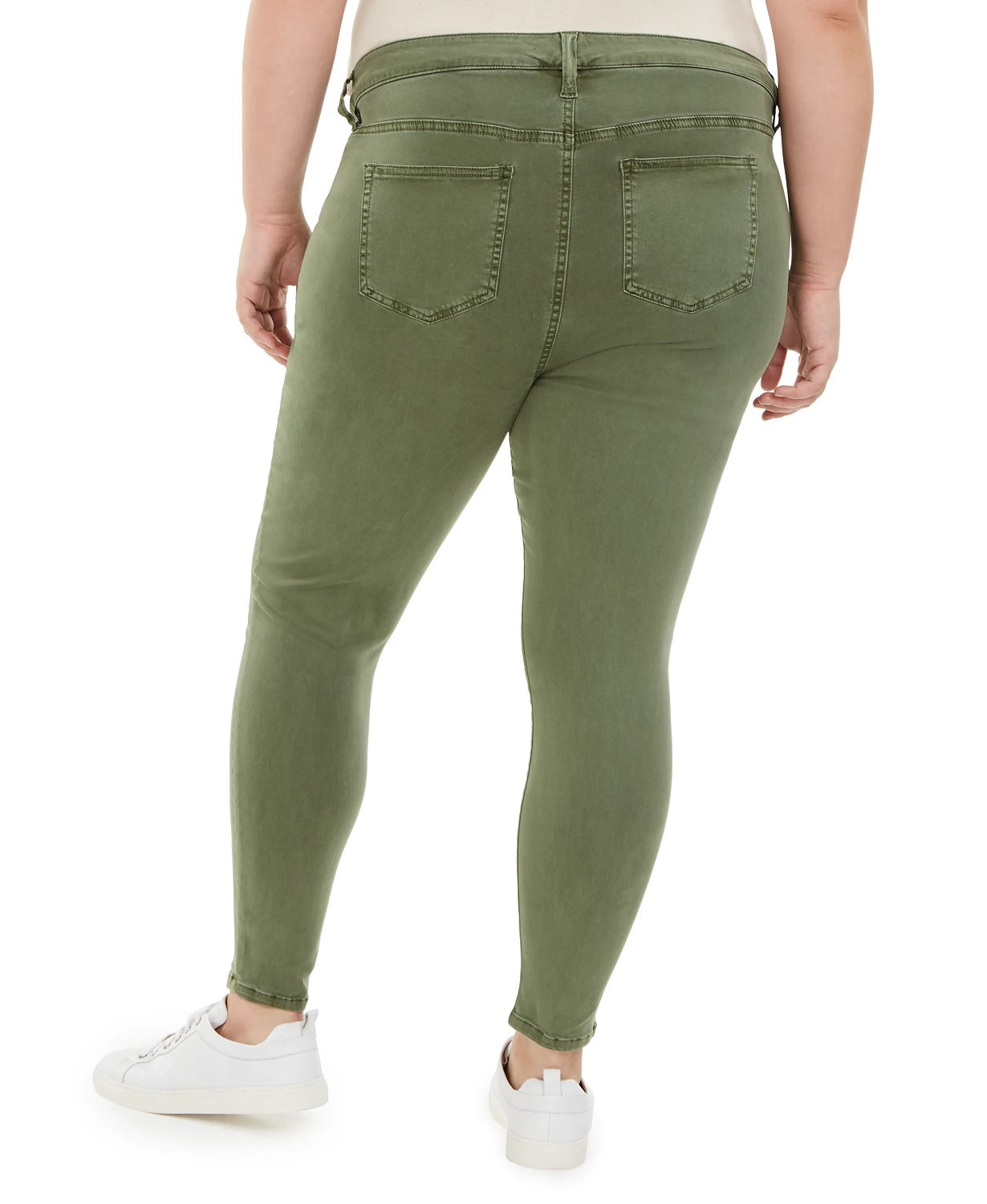 Celebrity Pink Women's Trendy Plus Size Skinny Ankle Jeans Green Size 22W