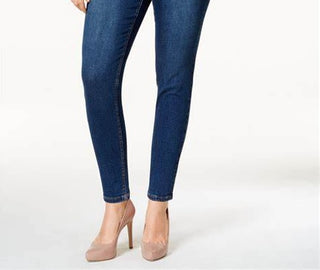 Celebrity Pink Women's High Rise Cropped Skinny Ankle Jeans Blue Size 16