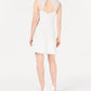 19 Cooper Women's Lace Trim Open Back A Line Dress White - Size X-Small