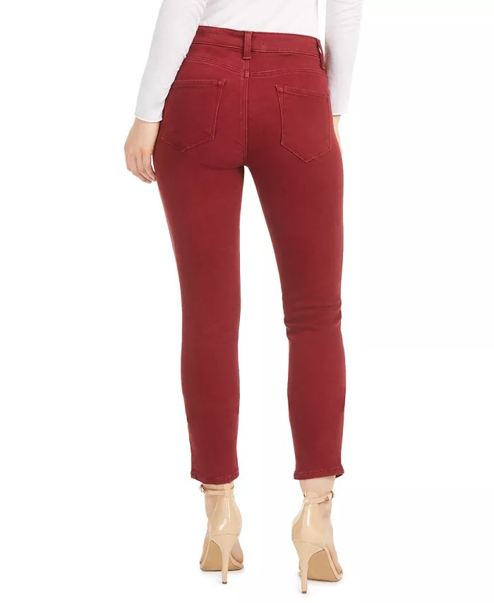STS Blue Women's Ellie High-Rise Skinny Jeans Dark Red Size 30