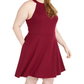 Speechless Women's Trendy Plus Size Bow-Back A-Line Dress Purple Size Square 18