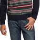 Weatherproof Vintage Men's Fair Isle Sweater Navy Size