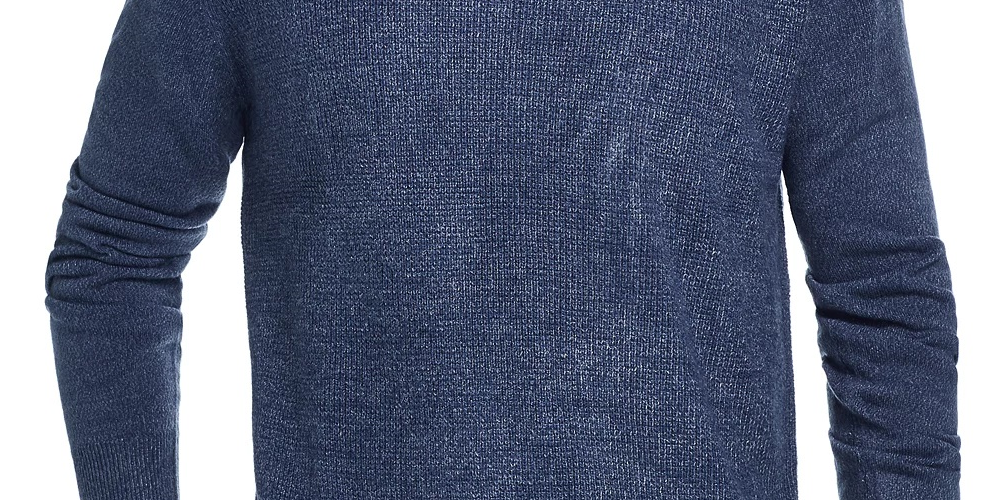 Weatherproof Vintage Men's Waffle Knit Sweater Blue Size 3X