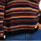 Hippie Rose Junior's Chenille Mock Neck Sweater Beige Size Large