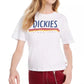 Dickies Women's Cotton Logo T-Shirt White Size Large