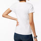 Tommy Hilfiger Women's Cotton Scoop Neck T-Shirt White Size Large