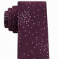 Calvin Klein Men's Speckled Dots Tie Dark Red Size Regular