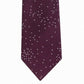 Calvin Klein Men's Speckled Dots Tie Dark Red Size Regular