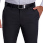 Kenneth Cole Reaction Men's Extra Slim-Fit Stretch Micro Check Houndstooth Dress Pants Dark Gray Size 34X32