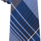 Kenneth Cole Reaction Men's Tre Plaid Tie Navy Size Regular