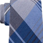 Kenneth Cole Reaction Men's Tre Plaid Tie Navy Size Regular