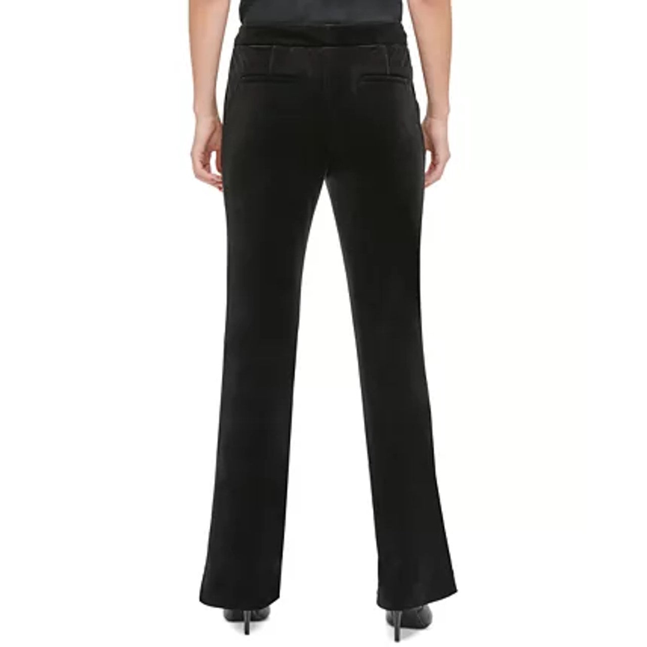 Calvin Klein Women's Velvet Pants Black Size 8