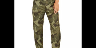 Almost Famous Juniors' Camo-Print Jogger Pants Green Size Small