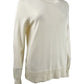 Michael Kors Women's Snap-Hem Sweater Bone Size Medium