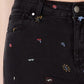 Tinseltown Juniors' Graphic-Print Skinny Jeans Black Size 3