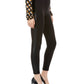 Love Fire Juniors' Pull-On Faux-Leather-Stripe Skinny Pants Black Size X-Small