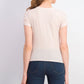 Love Fire Juniors' Metallic Twist-Front Top Pink Size Extra Large