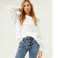 Free People Women's Main Squeeze Hacci Sweater  White Size Medium