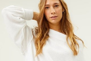 Free People Women's Main Squeeze Hacci Sweater  White Size Medium