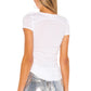 Free People Women's Sonnet Tee White Size Small