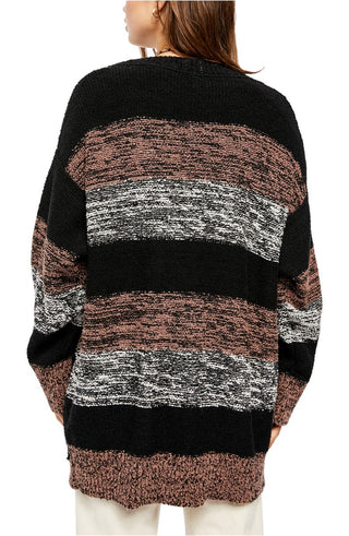 Free People Women's Southport Beach Cardigan Size Charcoal Size Small