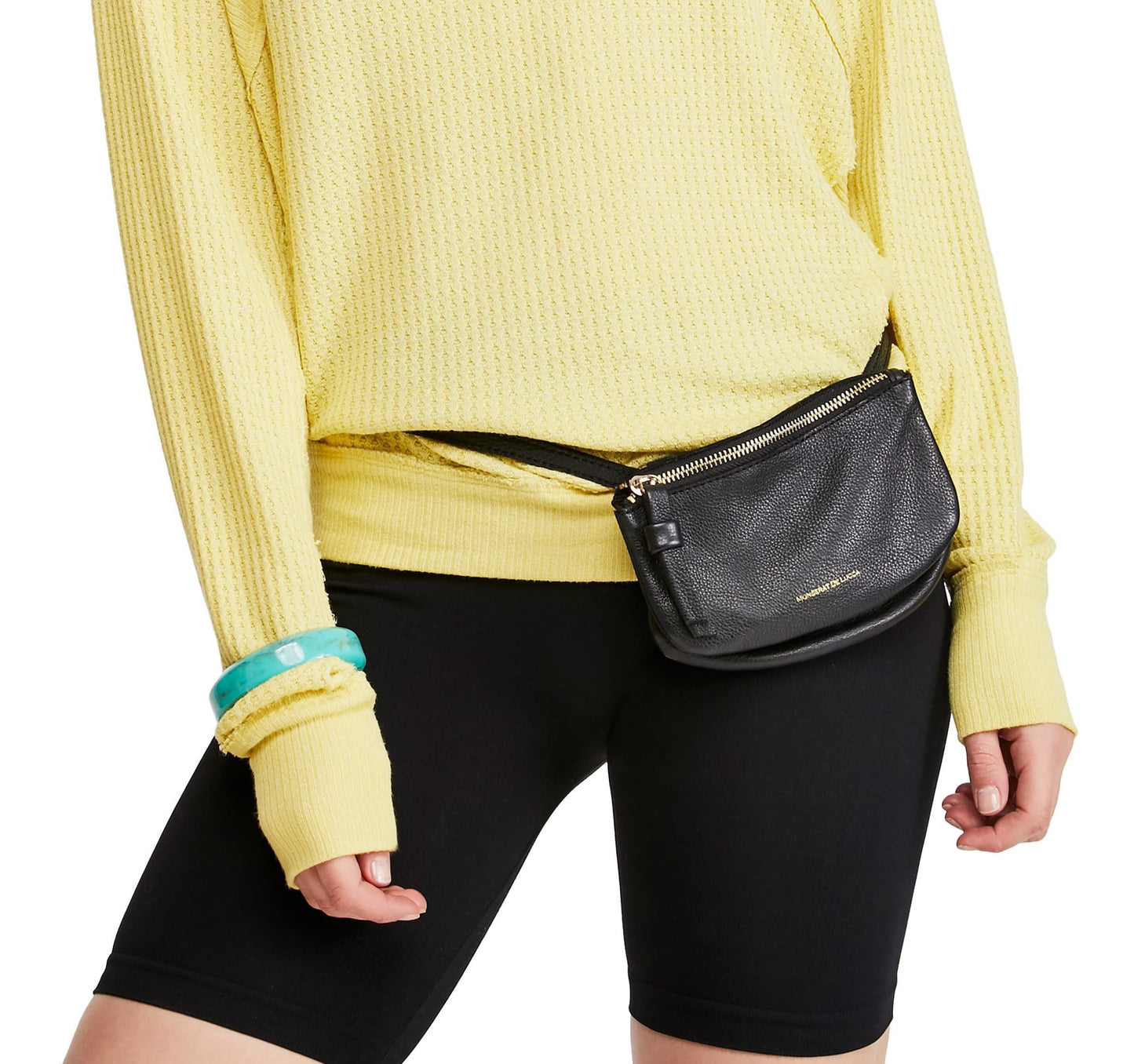 Free People Women's Santa Clara Thermal Top Yellow Size Medium