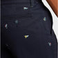 Nautica Men's Icon Classic-Fit Stretch Sailboat Printed Twill Deck Pants Blue Size 33X30