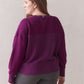 Champion Women's Plus Size Heritage Herringbone Sweatshirt Dark Purple Size 2X