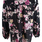 Rachel Rachel Roy Women's Layla Asymmetrical-Ruffle Top Black Size Large