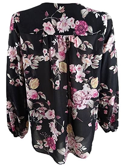 Rachel Rachel Roy Women's Layla Asymmetrical-Ruffle Top Black Size Large