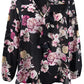 Rachel Rachel Roy Women's Layla Asymmetrical-Ruffle Top Black Size Large
