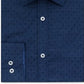 Ryan Seacrest Distinction Men's Ultimate Slim Fit   Performance Stretch Dobby Dress Shirt Blue Size 16X32-33