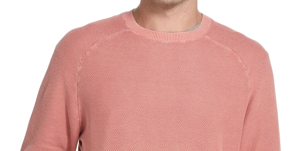 Weatherproof Vintage Men's Stonewashed Sweater Orange