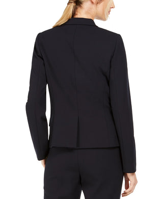 Calvin Klein Women's Single Button Blazer Navy Size 12