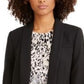 Calvin Klein Women's Parker Twill Blazer Black Size 4