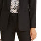 Calvin Klein Women's Parker Twill Blazer Black Size 4