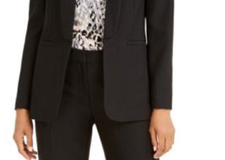 Calvin Klein Women's Parker Twill Blazer Black Size 4
