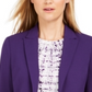 Calvin Klein Women's One-Button Blazer Purple Size 2