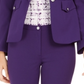Calvin Klein Women's One-Button Blazer Purple Size 2