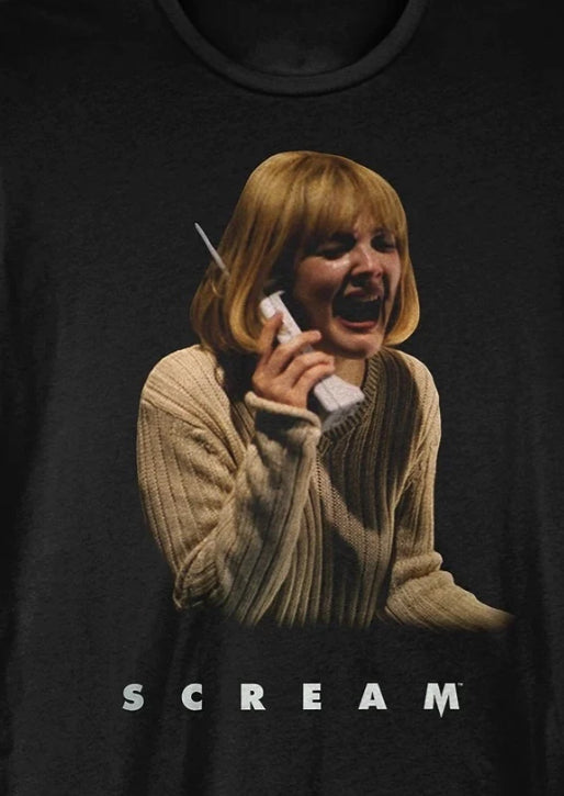 Scream Men's Graphic T-Shirt Black Size X-Large